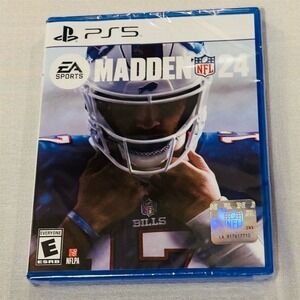 Madden NFL 24 PS5 Game EA Sports Football E-Rated Cross-Play Capable